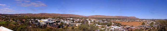 View of the Town and Gap in Alice Springs